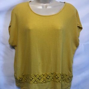 Yellow Cut-Out Blouse